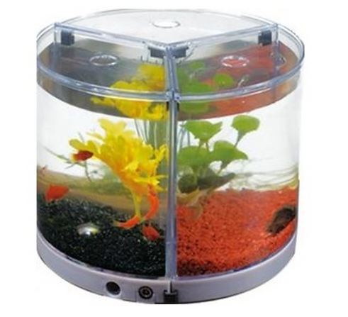 DoPhin Mini Tank T-101 for Betta and Small Fish with 1 colour LED light
