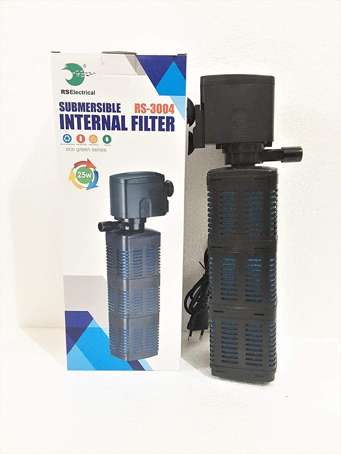 RS Electricals Internal Filter for Aquarium – Ultra-Silent, High Flow, Multi-Stage Filtration | Perfect for Fish Tanks