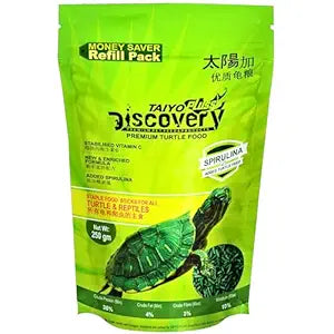 Taiyo Pluss Discovery Turtle Food – Premium Turtle Food Pellets for Aquatic Turtles | Complete Balanced Turtle Feed