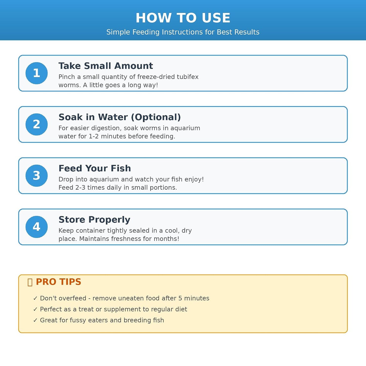 Hallofeed Tubifex Worms Fish Food | Premium Aquarium Fish Food for Betta, Guppy & Tropical Fish | 40g & 100g