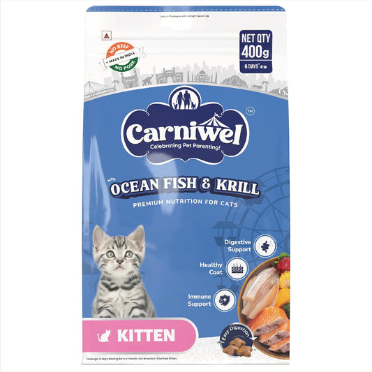 Ocean Fish and Krill Kitten