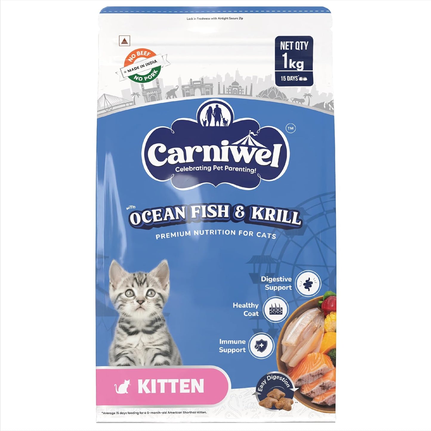 Ocean Fish and Krill Kitten