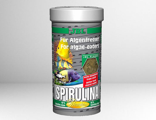 JBL Spirulina Premium Main Food Algae-Eating Aquarium Fish 250ml / 40 gms