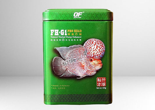 Ocean Free FH-G1 Pro Head Flowerhorn Fish Food, 120 gms