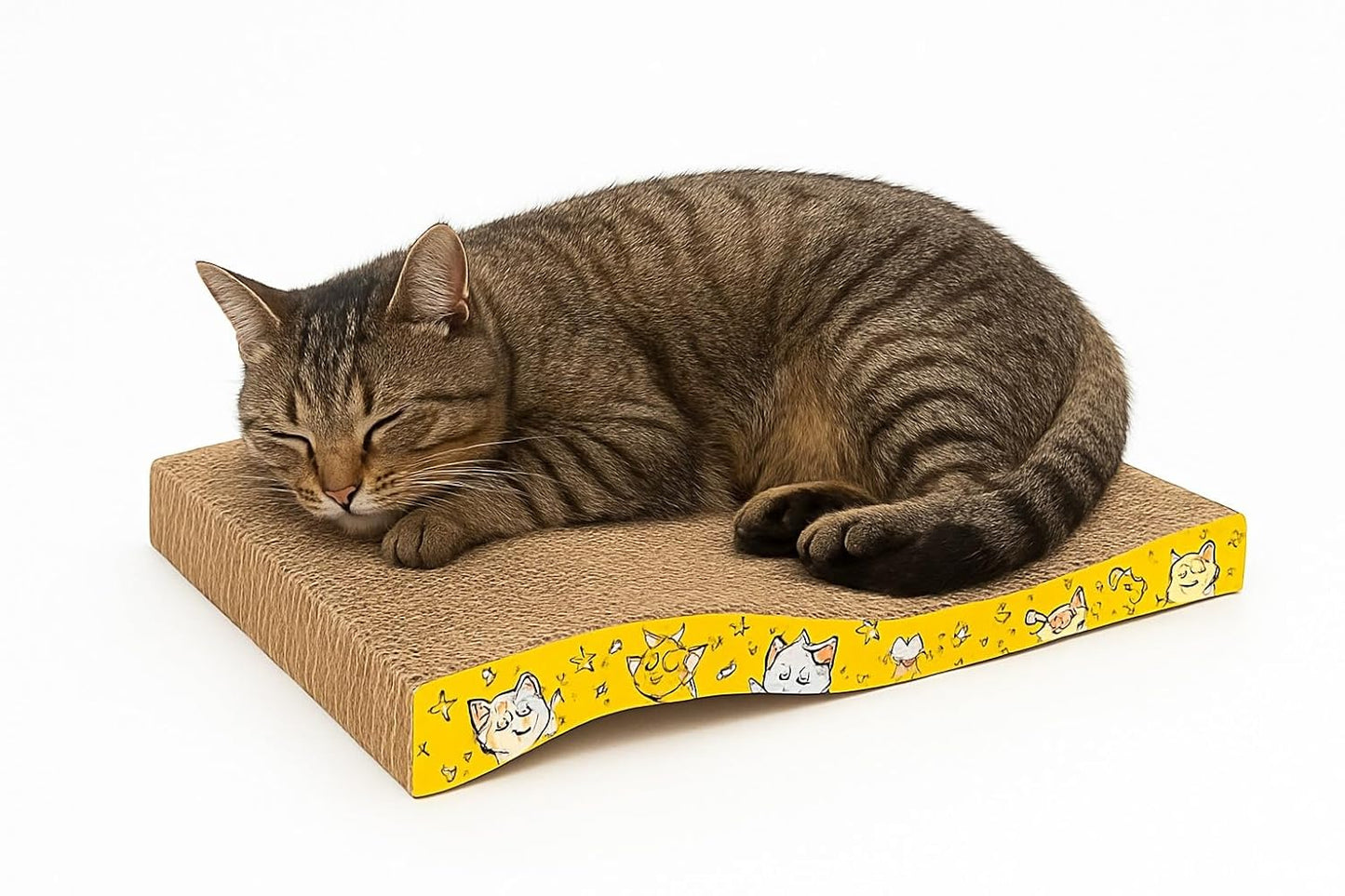 Premium Cat Scratch Pad for Indoor Cats | Durable Cardboard Scratcher for Claw Care