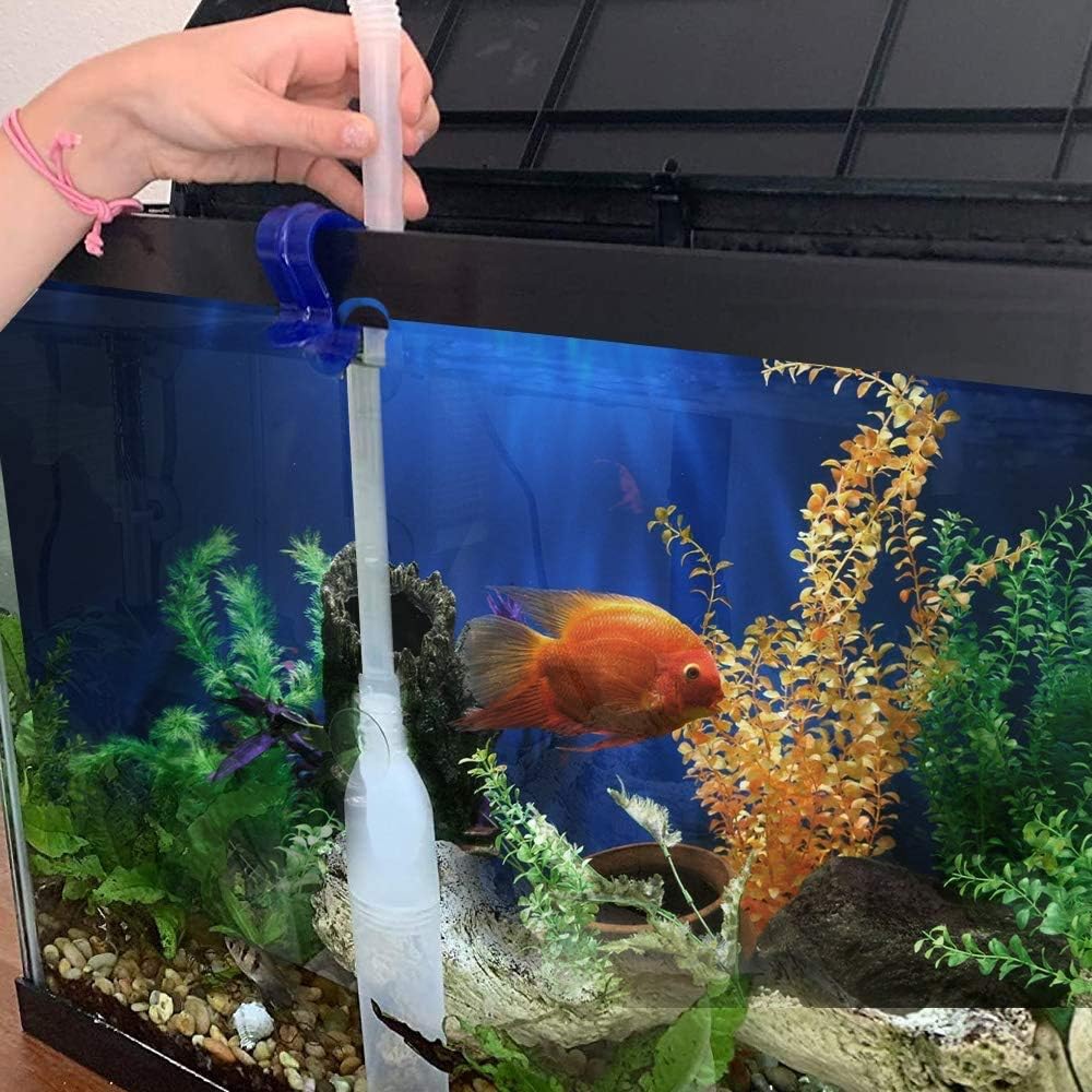 Aquarium Siphon Pump for Water Change & Gravel Cleaning | Easy Fish Tank Cleaner