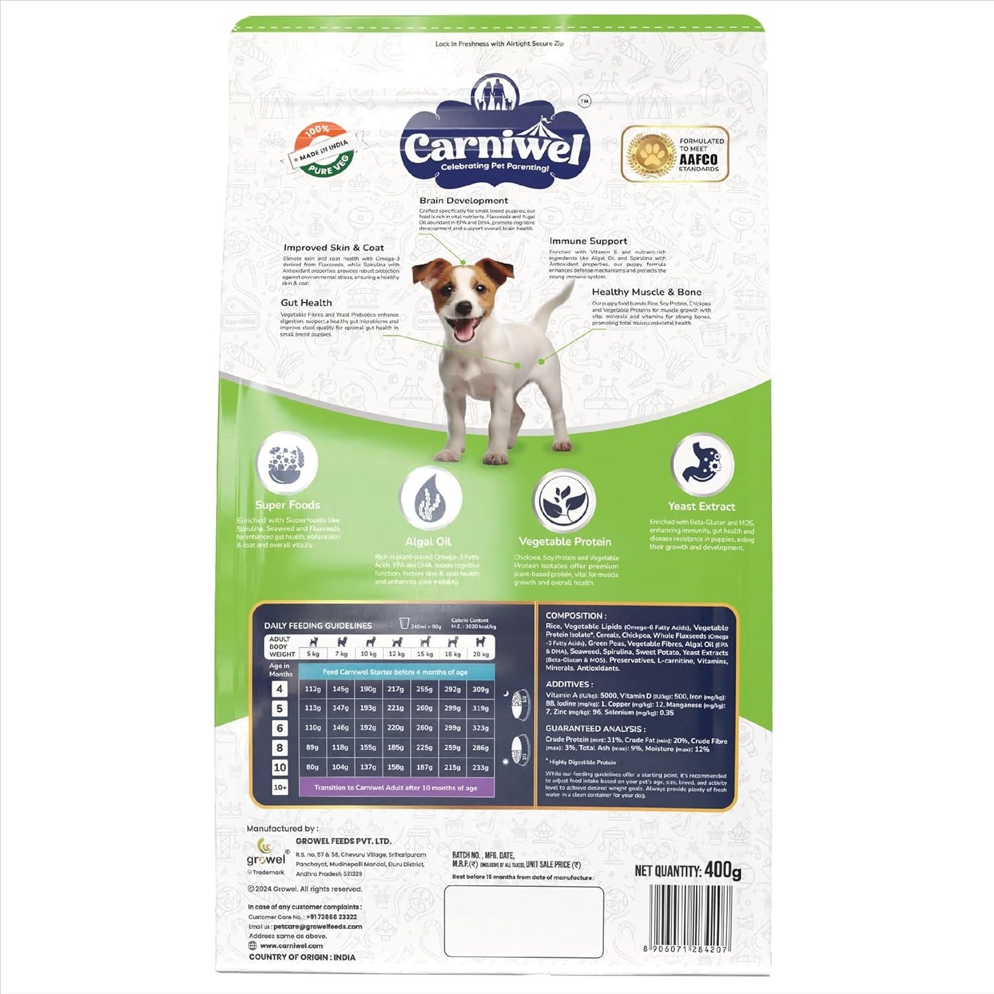 Veg Super Food Small Breed Puppy